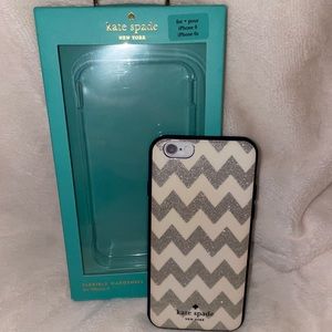 Kate Spade Glitter Chevron iPhone 6/6S Case